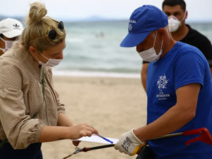 Büyükşehir belediyesi Didim'de mavi bayraklı sahilleri denetledi