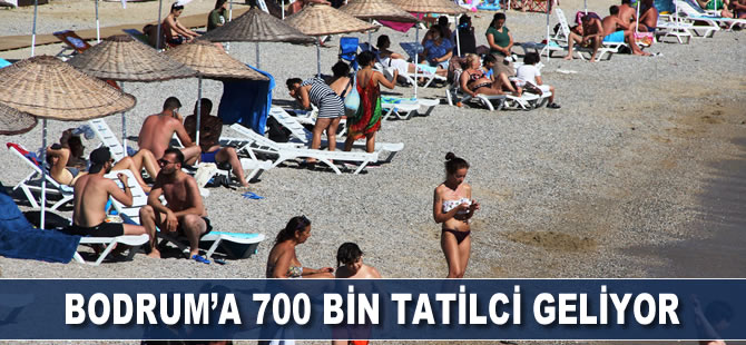 Bodrum’a 700 bin tatilci akın akın geliyor