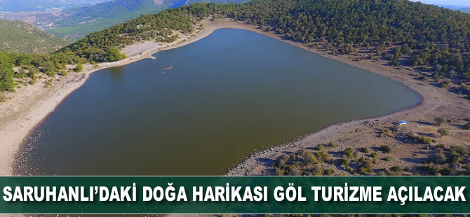 Saruhanlı'daki doğa harikası göl turizme açılacak