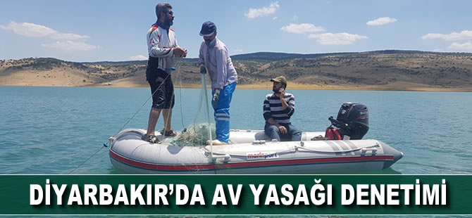 Diyarbakır’da av yasağı denetimi