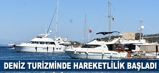 Deniz turizminde hareketlilik başladı