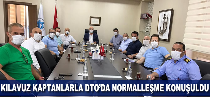 Kılavuz Kaptanlarla DTO’da normalleşme konuşuldu