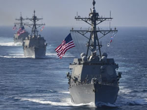 ABD yıllar sonra o bölgeye gemi gönderdi