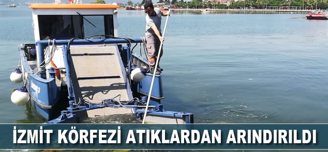 İzmit Körfezi atıklardan temizleniyor