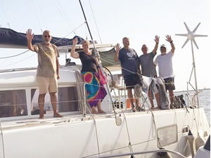 3 denizci, 57 gün sonra serbest kaldı