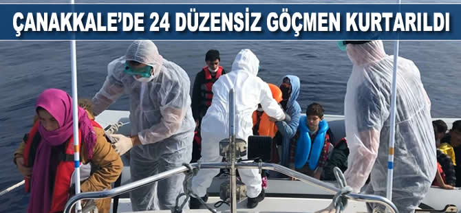 Ölüme terk edilen düzensiz göçmenleri Türk askeri kurtardı
