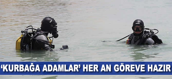 'Kurbağa adamlar' her an göreve hazır