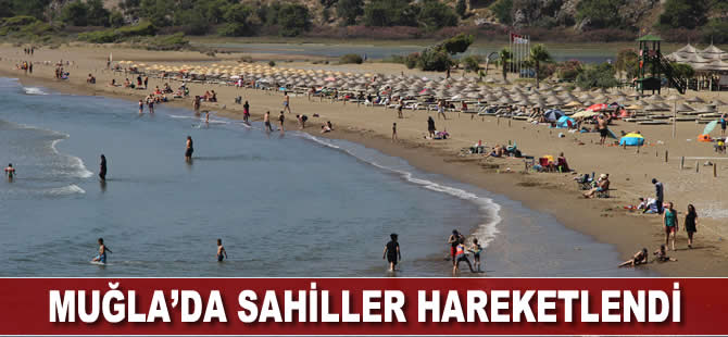 Muğla’da sahiller hareketlendi
