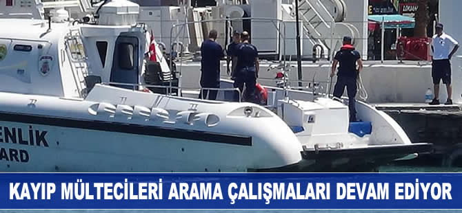 Kayıp mültecileri arama çalışmaları devam ediyor