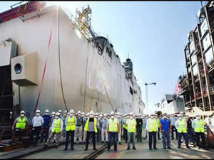 TCG Anadolu’nun liman kabul testleri başladı