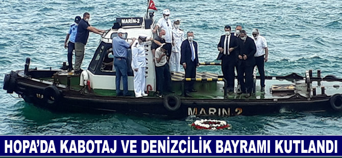 Denizcilik ve Kabotaj Bayramı, Hopa'da törenle kutlandı