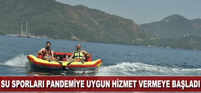 Su sporları pandemiye uygun hizmet vermeye başladı