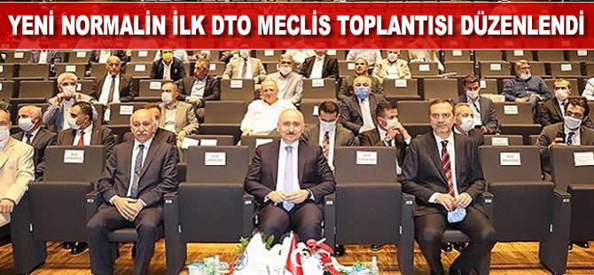 Yeni normalin ilk İMEAK DTO Meclis toplantısı düzenlendi