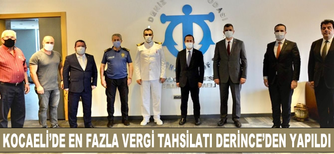 Kocaeli'de en fazla vergi tahsilatı Derince'den yapıldı