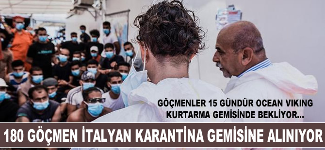 "Ocean Viking"deki sığınmacılar İtalyan gemisine alınacak