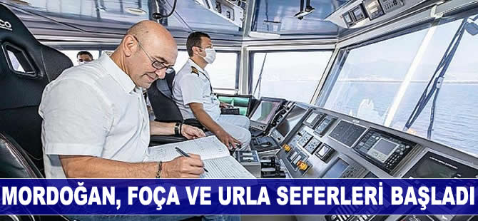 Mordoğan, Foça ve Urla gemi seferleri başladı