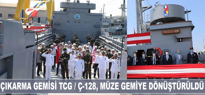 Çıkarma Gemisi Ç-128, Müze Gemi olarak KKTC'ye hediye edildi