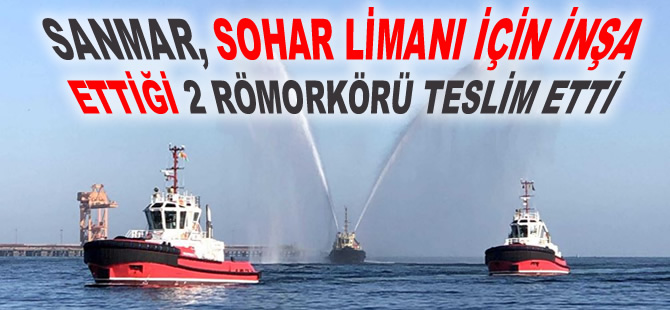 SANMAR, Svitzer'den sipariş aldığı 5 römorkörden 2'sini teslim etti