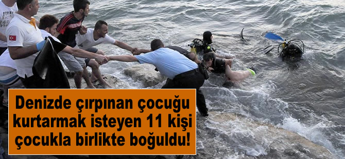 Mısır'da denizde çırpınan çocuğu kurtarmak isteyen 11 kişi çocukla birlikte boğuldu