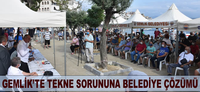 Gemlik’te tekne sorunu, Teknepark Projesi ile çözülecek