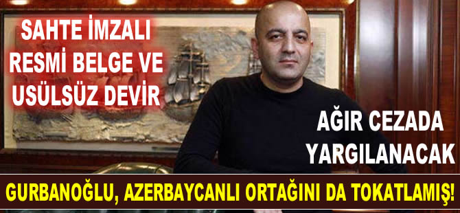 Mubariz Gurbanoğlu, ortağı Anar Alizade'yi de dolandırmış!