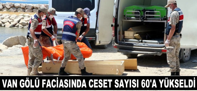 Van Gölü Faciası'nda cansız beden sayısı 60'a yükseldi