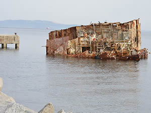 Batık gemi Pasha 7 yıldır çıkarılmayı bekliyor