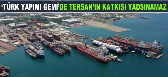 TERSAN, Türkiye’nin ayak aralığı en geniş portal vincini devreye aldı