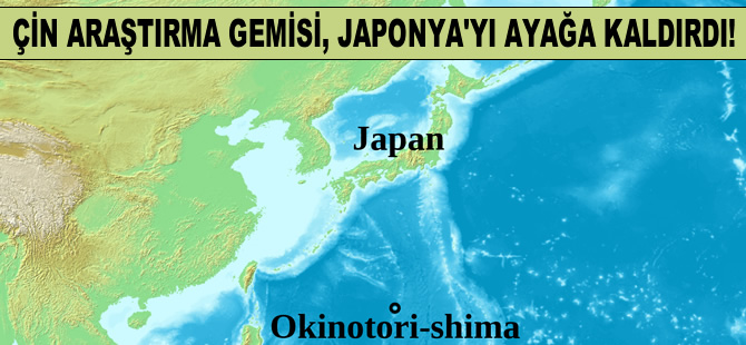 Çin araştırma gemisi, Japonya'yı ayağa kaldırdı!