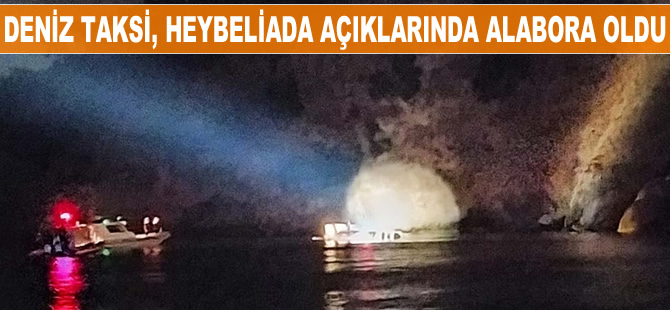 Deniz Taksi, Heybeliada açıklarında alabora oldu