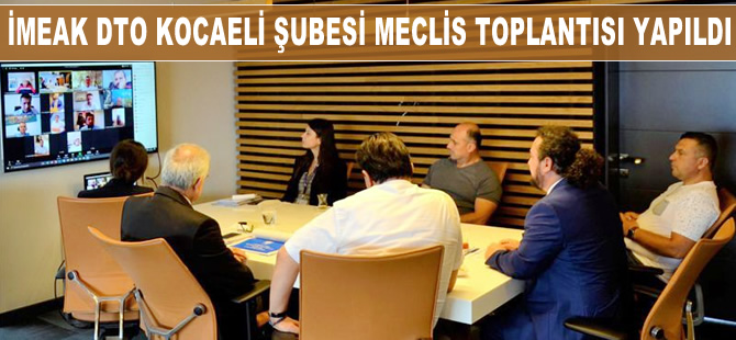 İMEAK DTO Kocaeli Şubesi Meclisinde “Marina ve Kıyı Yapıları Projesi” masaya yatırıldı