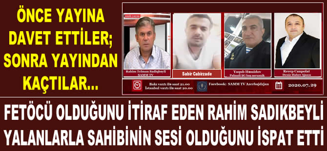 Palmali'yi savunurken FETÖ'cü olduğunu itiraf eden Rahim Sadıkbeyli, Canpolat'ın mesajları karşısında dumura uğradı!
