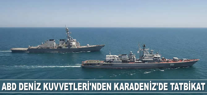 ABD deniz ve hava kuvvetleri, Karadeniz'de tatbikat yaptı