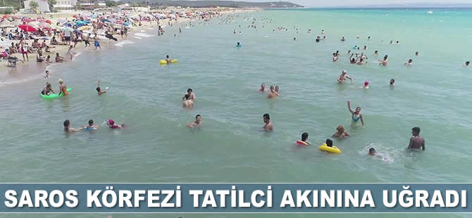 Saros Körfezi tatilci akınına uğradı