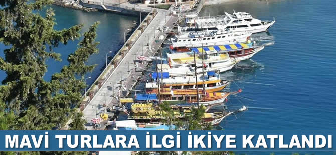 Mavi turlara ilgi ikiye katlandı