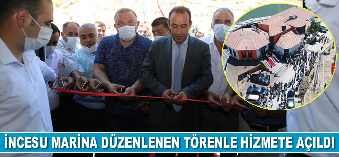 İncesu Marina düzenlenen törenle hizmete açıldı