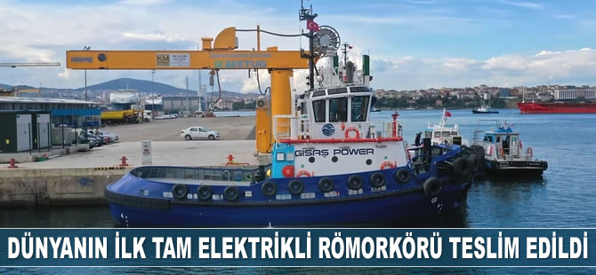 Dünyanın ilk tam elektrikli römorkörü 'ZEETUG-30', teslim edildi
