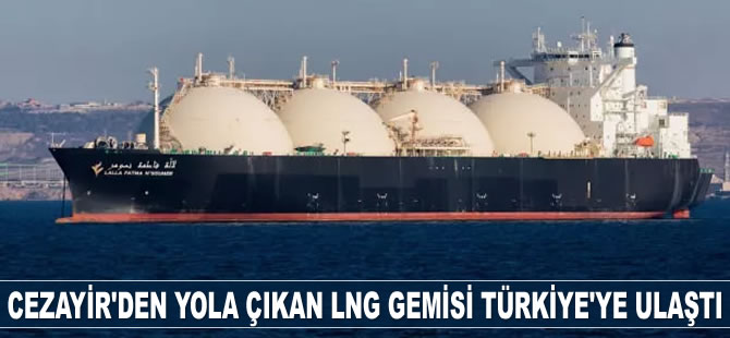‘Lalla Fatma N'Soumer’ isimli LNG gemisi, Marmara Ereğlisi LNG Terminali'ne yanaştı