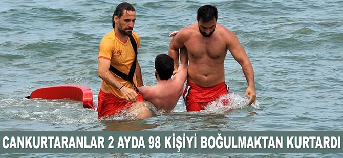 Samsun'da cankurtaranlar 2 ayda 98 kişiyi boğulmaktan kurtardı