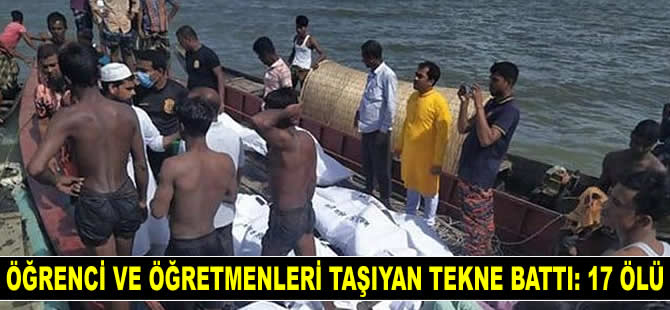 Öğrenci ve öğretmenlerin bindiği tekne alabora oldu: 17 ölü