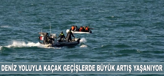 Fransa'dan İngiltere'ye deniz yoluyla kaçak geçişlerde büyük artış yaşanıyor