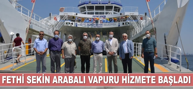 Fethi Sekin Arabalı Vapuru hizmete başladı