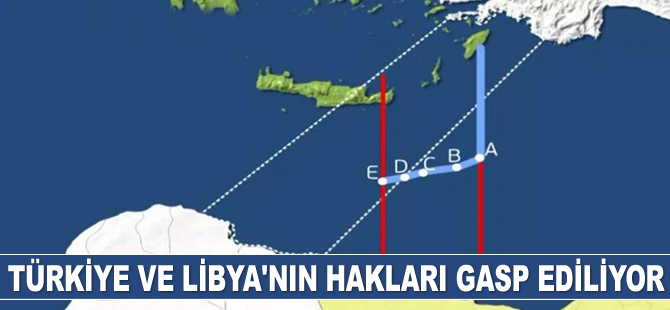 Türkiye ve Libya’nın hakları gasp ediliyor