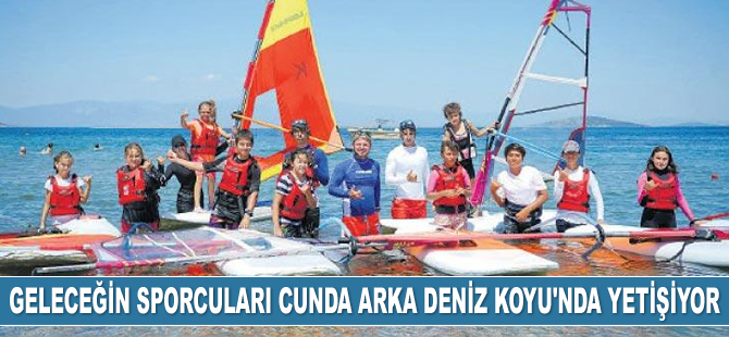 Geleceğin sporcuları Cunda’da yetişiyor