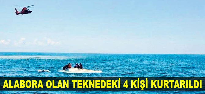 ABD’de alabora olan teknedeki 4 kişi kurtarıldı