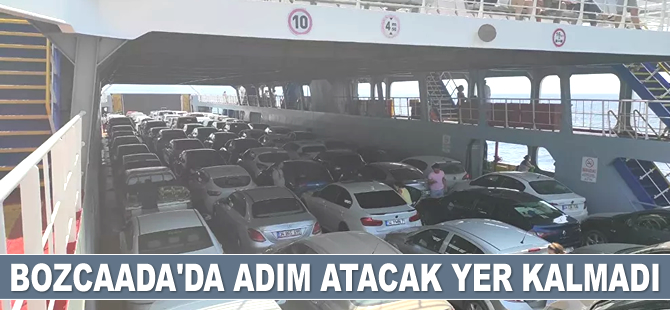 Bozcaada'da adım atacak yer kalmadı