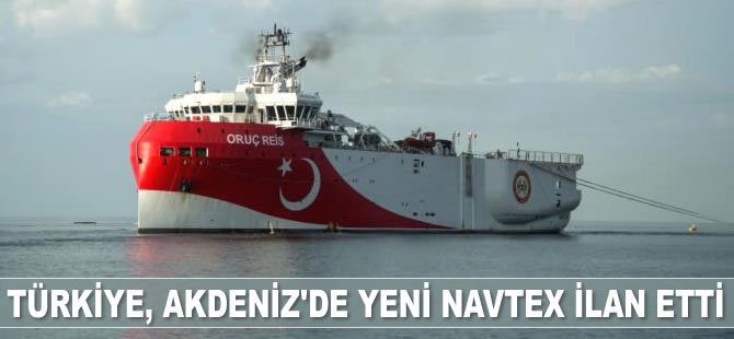 Türkiye, Akdeniz'de yeni Navtex ilan etti