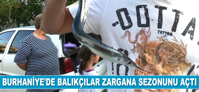 Burhaniye'de balıkçılar zargana sezonunu açtı