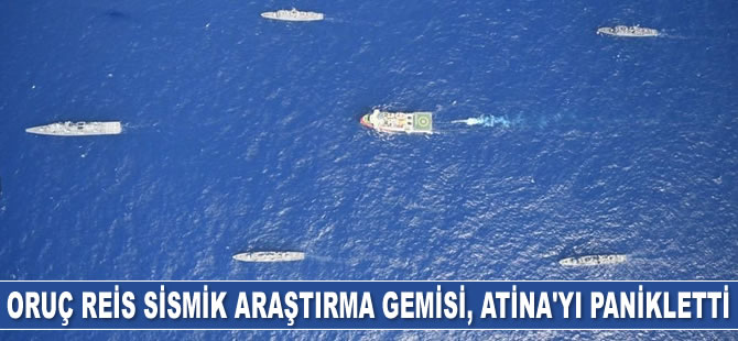 MTA Oruç Reis sismik araştırma gemisi, Atina’yı panikletti