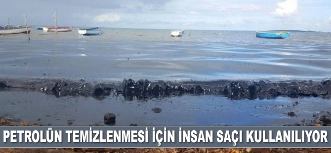 Hint Okyanusu'na akan 4 bin ton petrolün temizlenmesi için insan saçı kullanılıyor